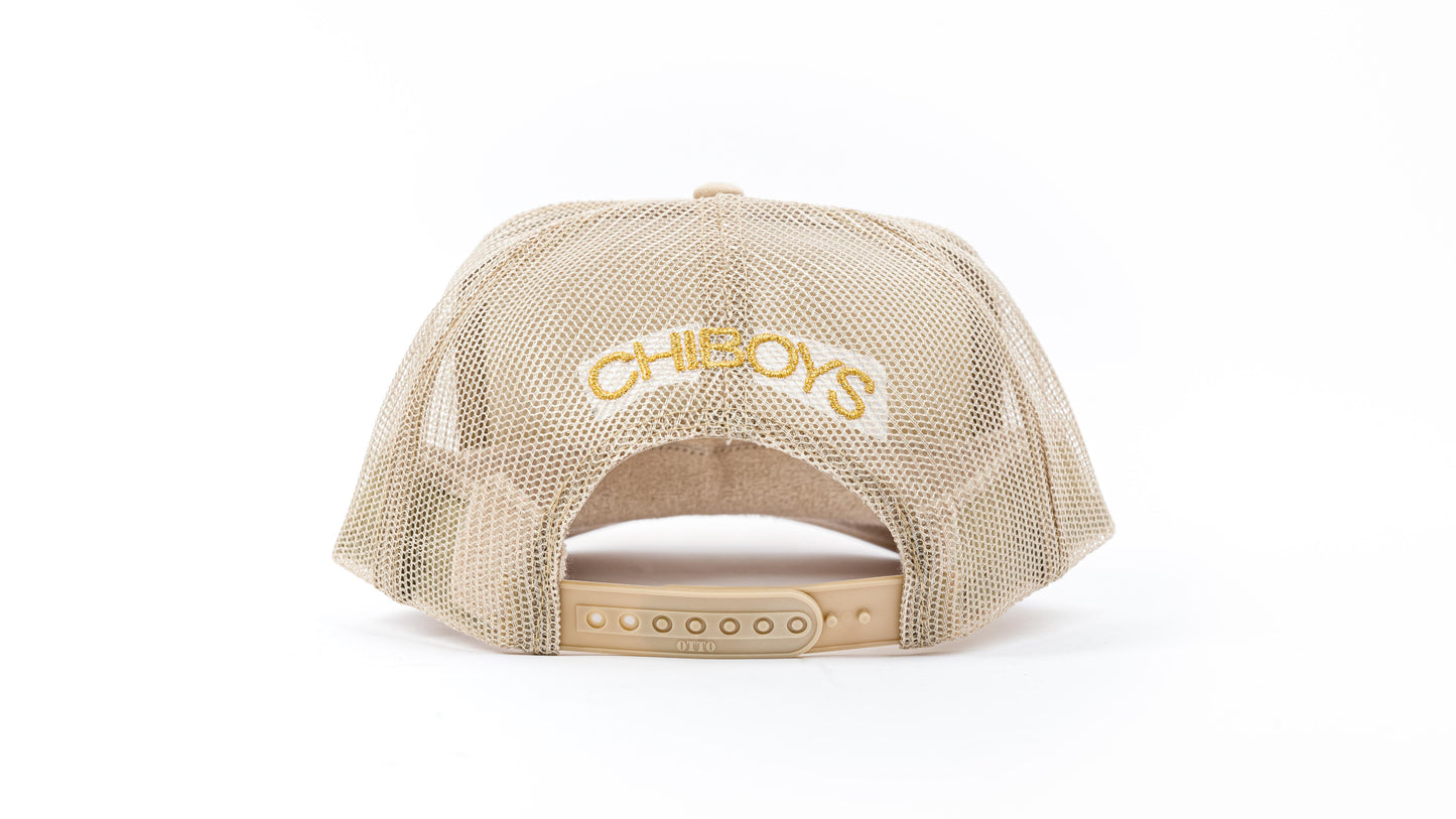 ChiBoys Logo Trucker (Sand)