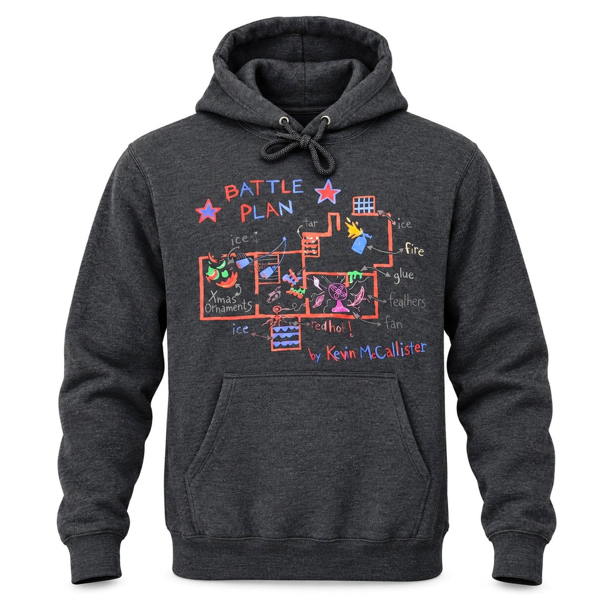 Battle Plan Hoodie (Heather Black)