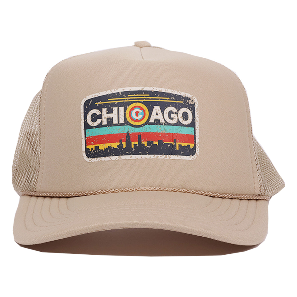 Chicago Surfer Trucker Hat (Sand)