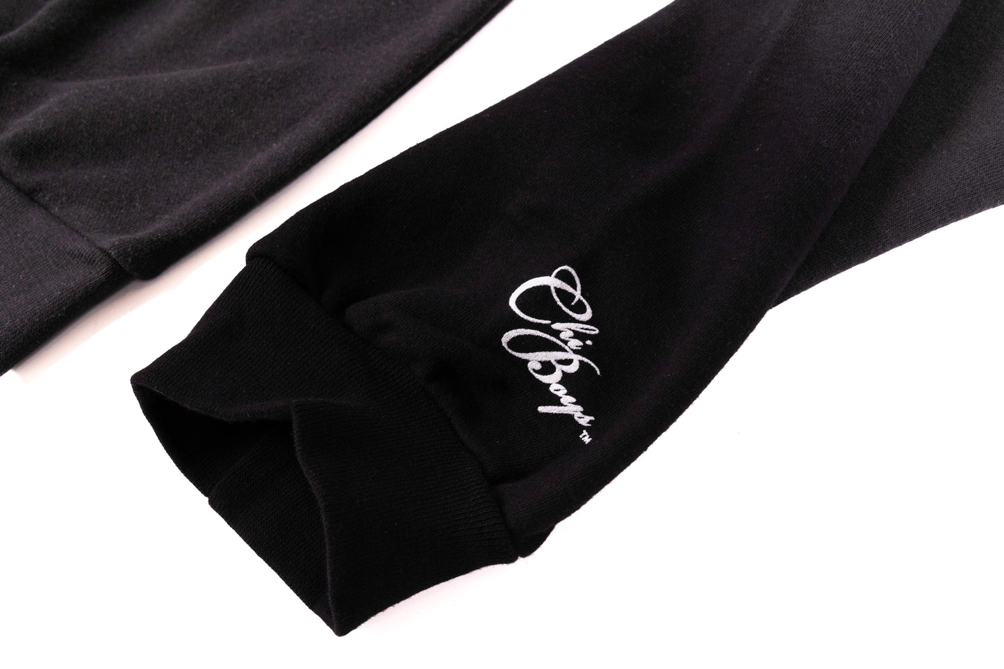 Chicago Vibes Crop Sweatshirt (Black)