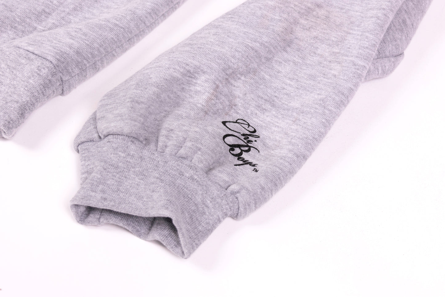 Chicago Vibes Crop Sweatshirt (Grey)