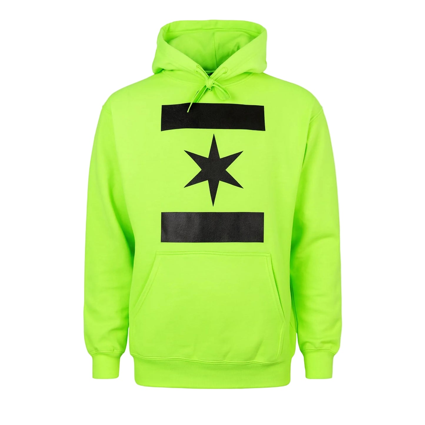 We Are One Star Hoodie (Neon Green)