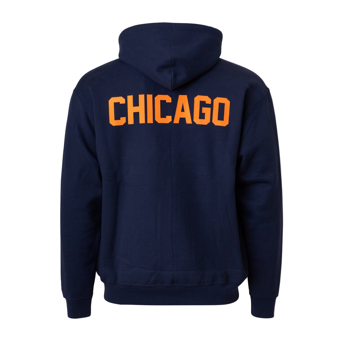 We Are One Star Embroidered Hoodie (Navy/Orange)