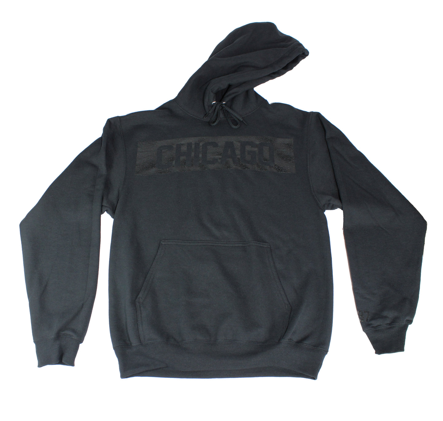 Chicago Block Hoodie (Blacked Out)