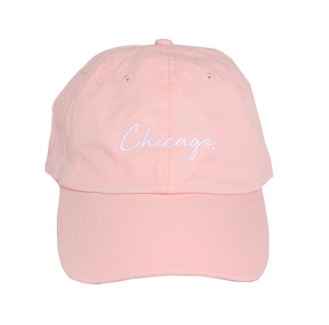 Classy Chicago. Period Dad Hat Kids (Pink Lemonade)