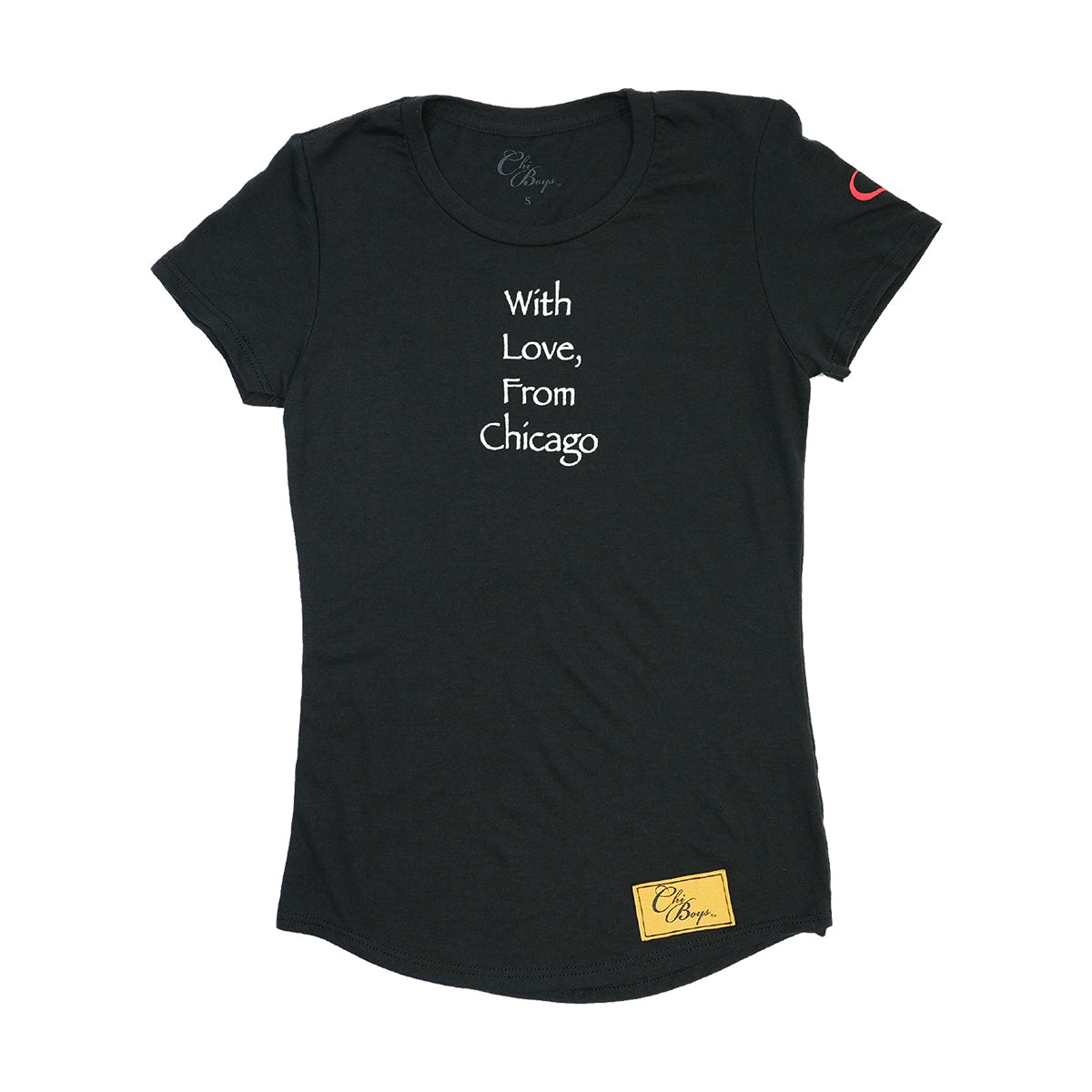 With Love, From Chicago Women's Cut❤️ (Black)