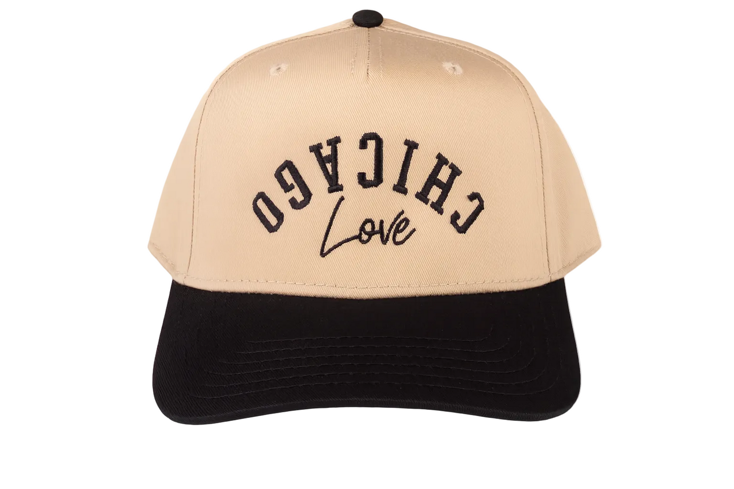 Chicago Love Snapback Two Tone Tan/Black