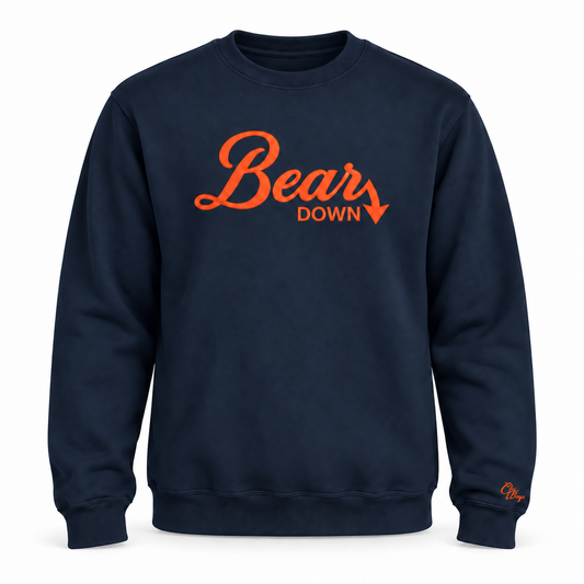 Bear Down Crew (Navy/Orange)