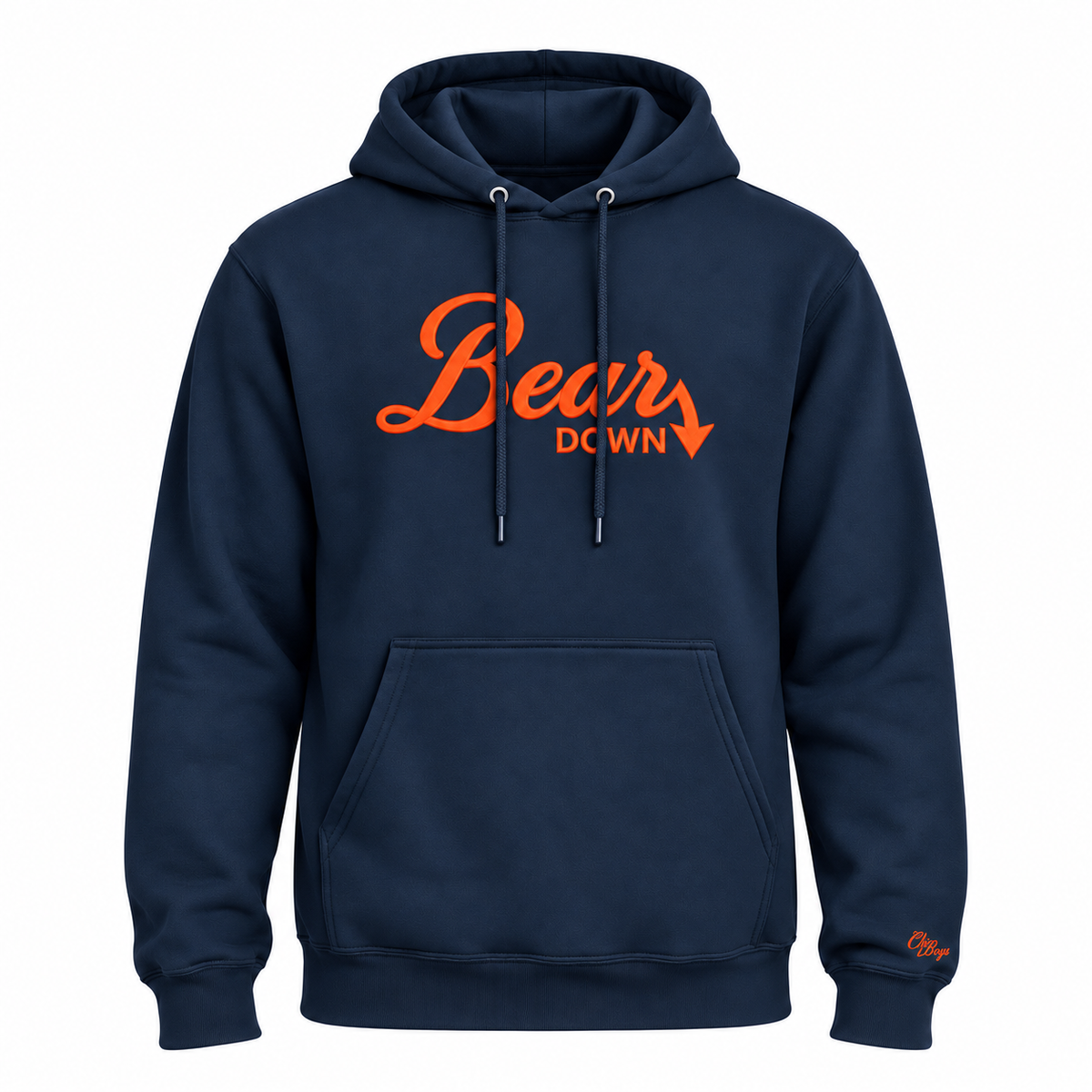Bear Down Hoodie (Navy/Orange)