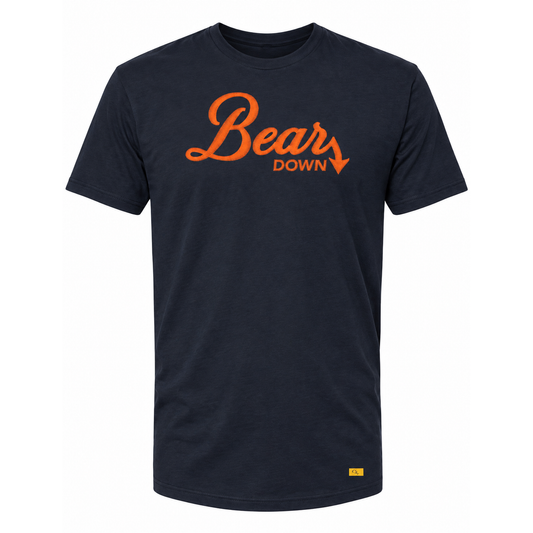 Bear Down Tee (Navy)