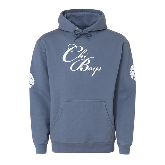 ChiBoys Logo Hoodie (Slate/White)
