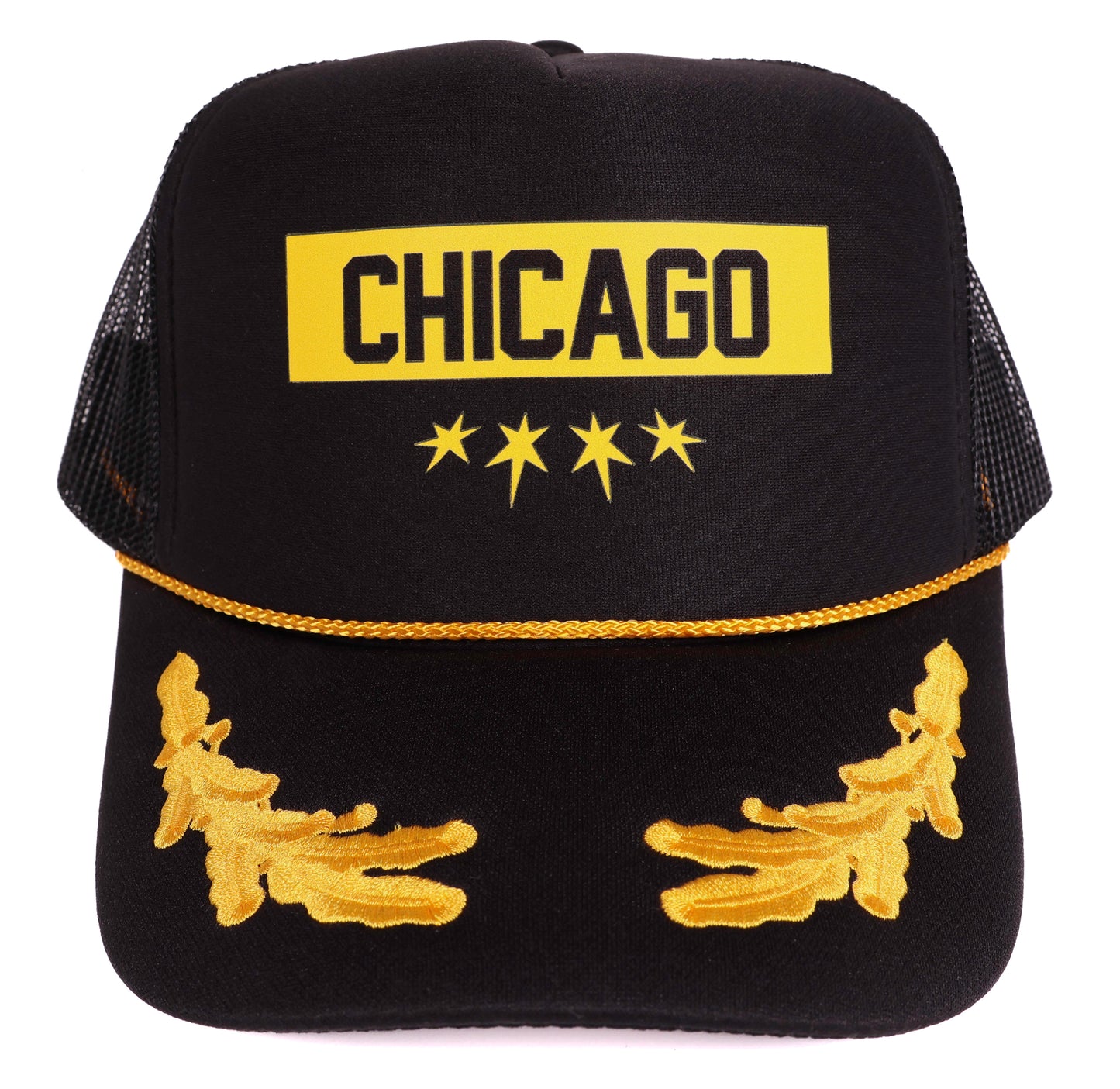 Chicago Block Captain Trucker (Black)