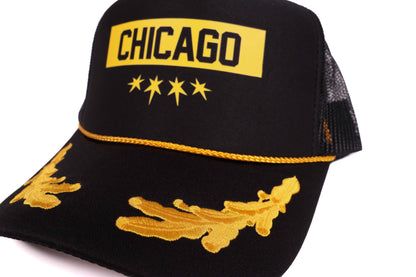 Chicago Block Captain Trucker (Black)