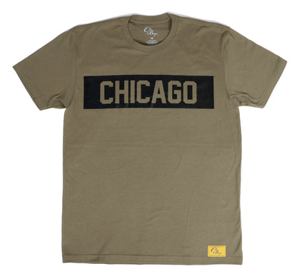 Chicago Block Tee (Army)