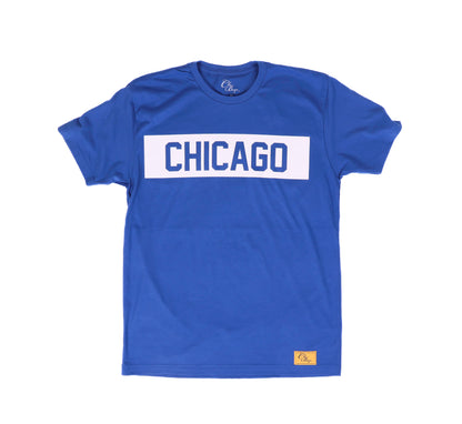 Chicago Block Tee (Blue)