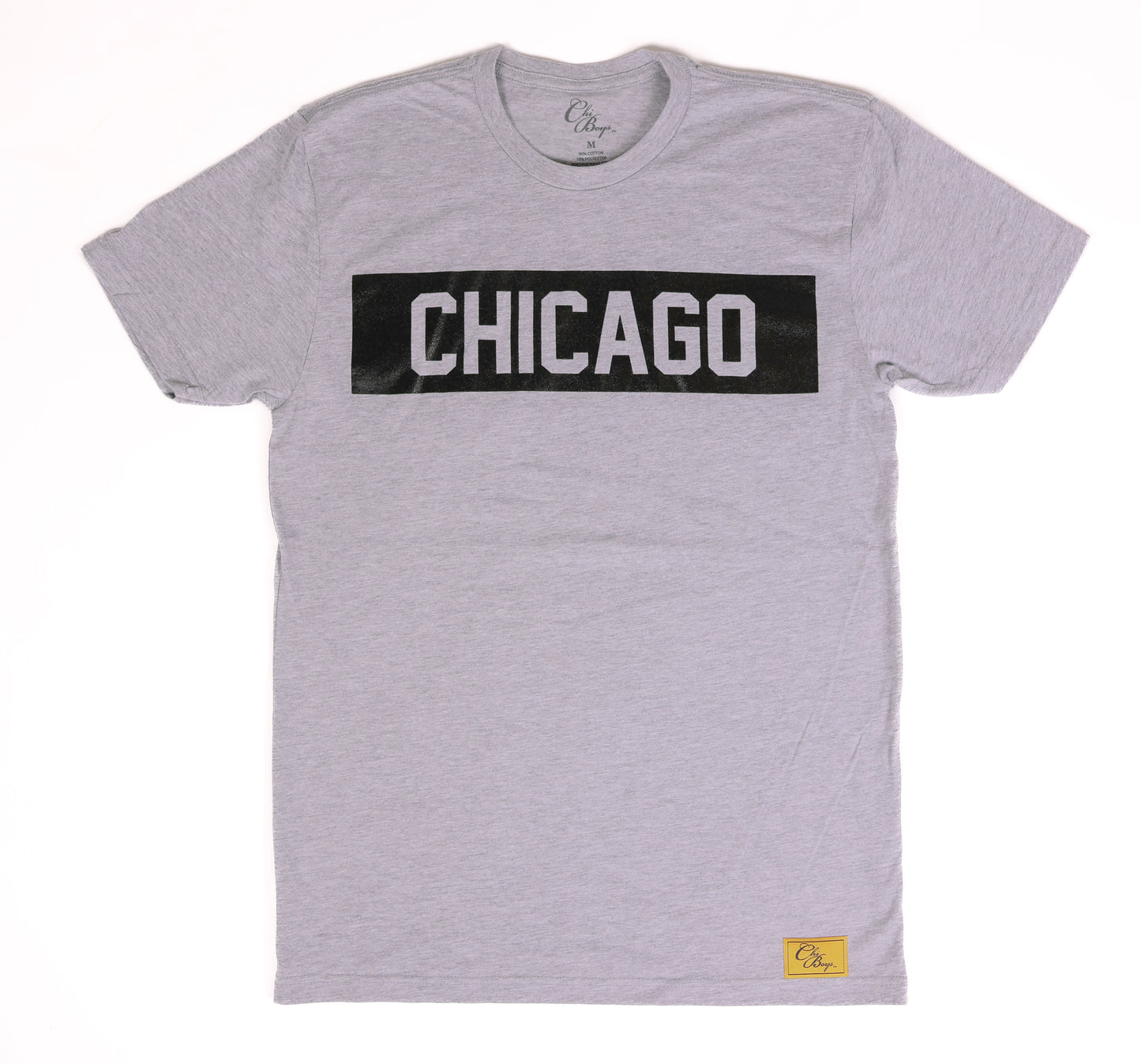 Chicago Block Tee (Grey/Black)