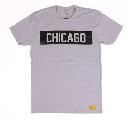 Chicago Block Tee (Grey/Black)