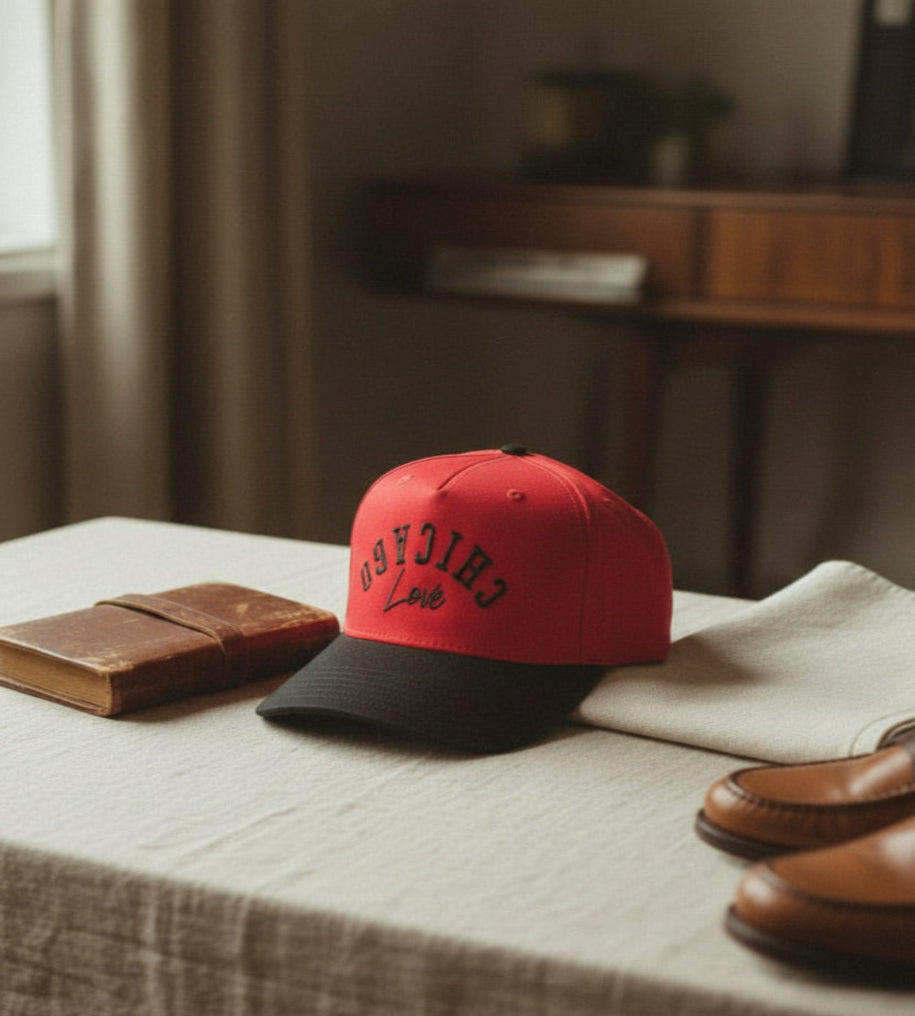 Chicago Love Snapback Two Tone (Red/Black)