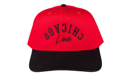 Chicago Love Snapback Two Tone (Red/Black)