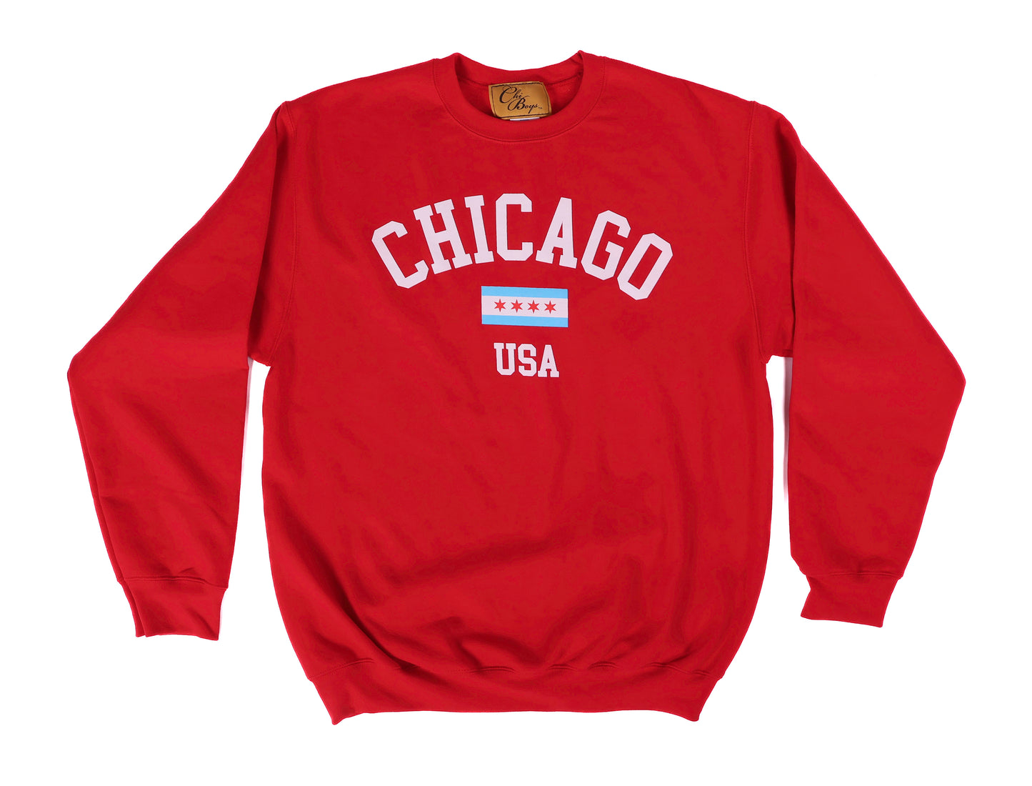 Chicago USA Sweatshirt (Red)