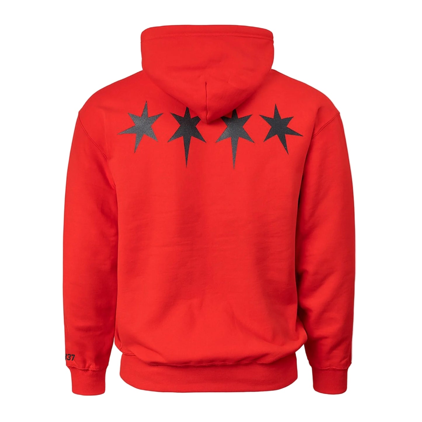 Chicago Block Hoodie (Red/Black)