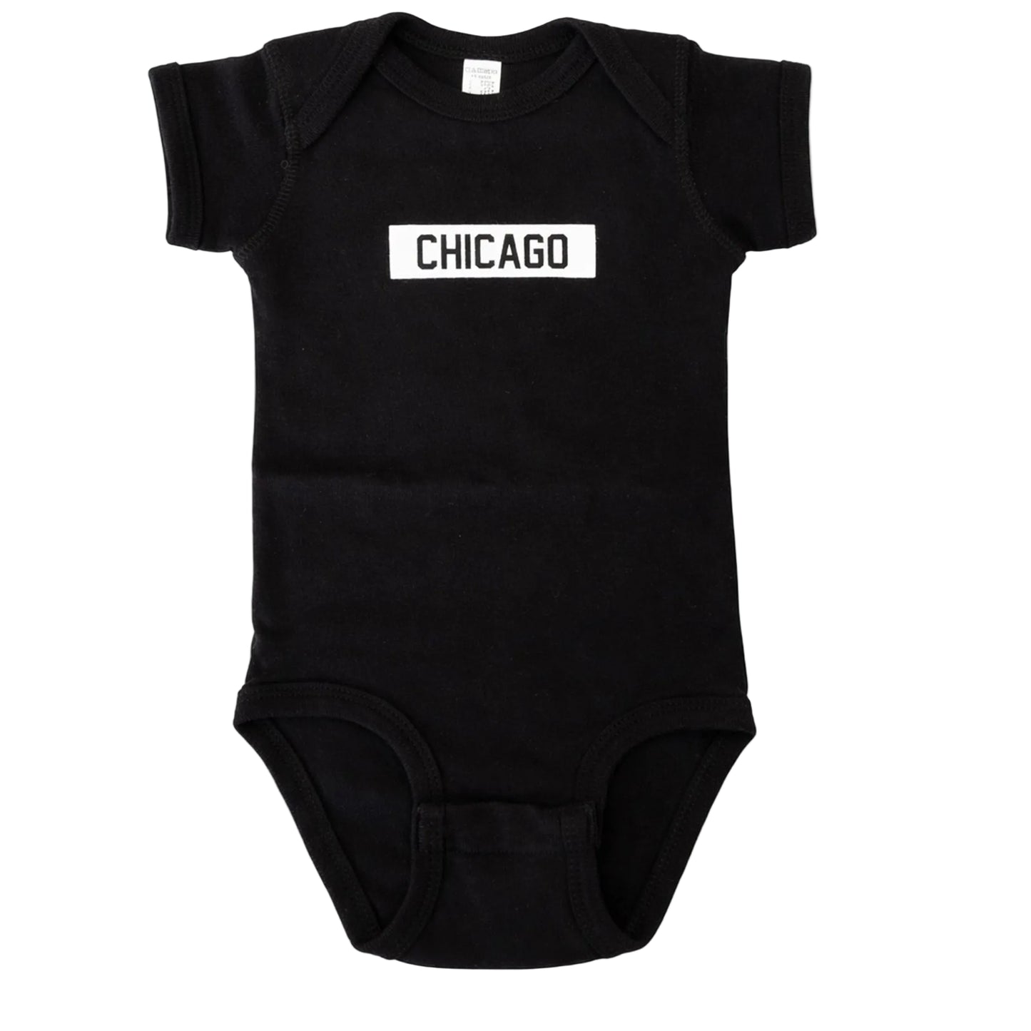 Chicago Block Onesie (Black)
