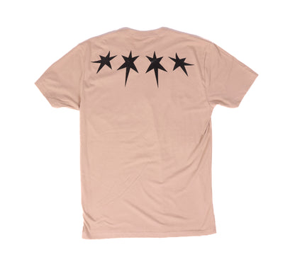 Chicago Block Tee (Tan)