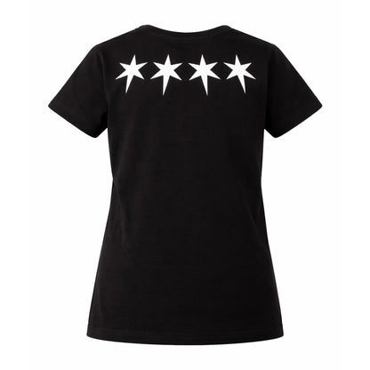 ChiBoys Logo Tee Women's Cut (Black/White)
