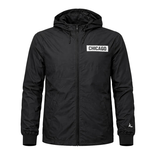 Chicago Block Windbreaker (Black)