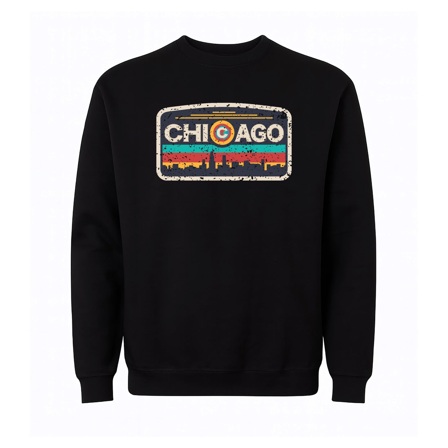 Chicago Surfer Crew (Black)