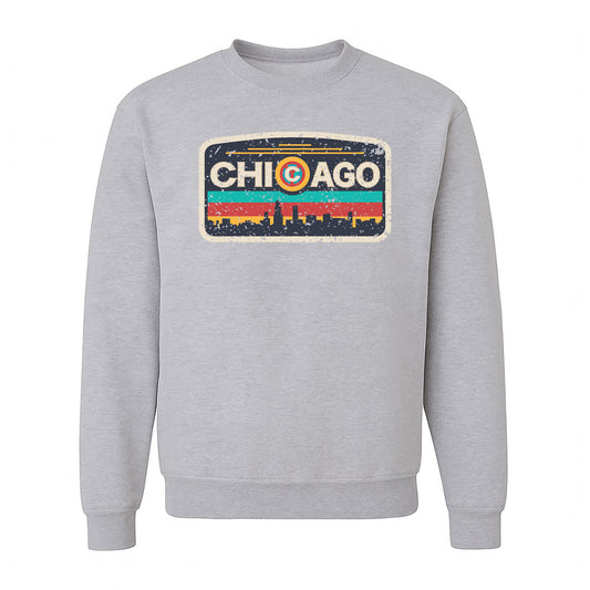 Chicago Surfer Crew (Heather Grey)