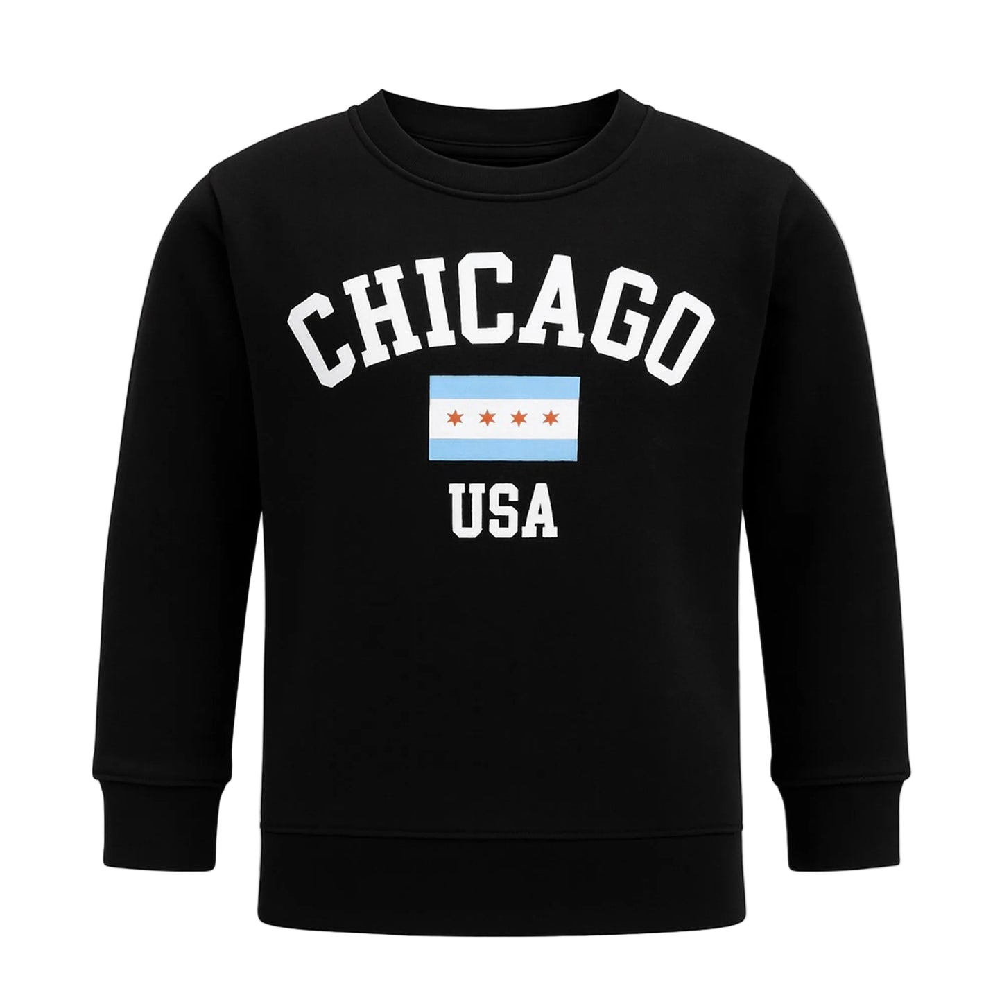 Chicago USA Sweatshirt YOUTH (Black)