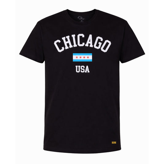 Chicago USA Tee (Black)