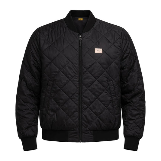 Classy Chicago Period Quilted Jacket (Black)