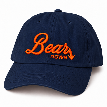 Bear Down Dad Hat (Navy)