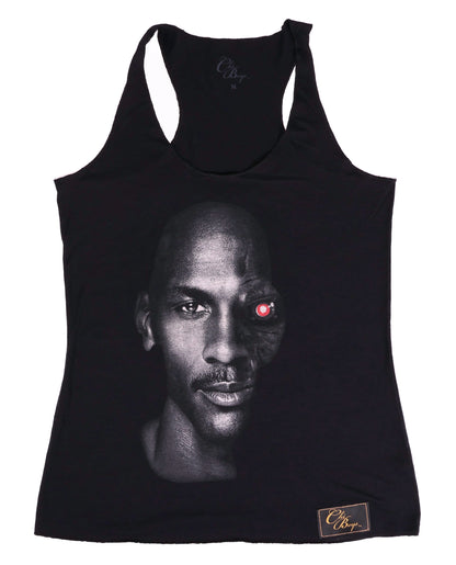 Jordan Terminator Tank Top Tee Woman's Cut (Black)