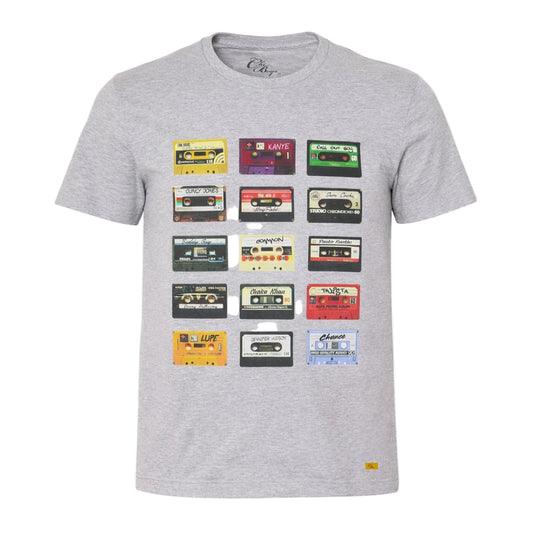 Old School Cassette Tee (Grey)