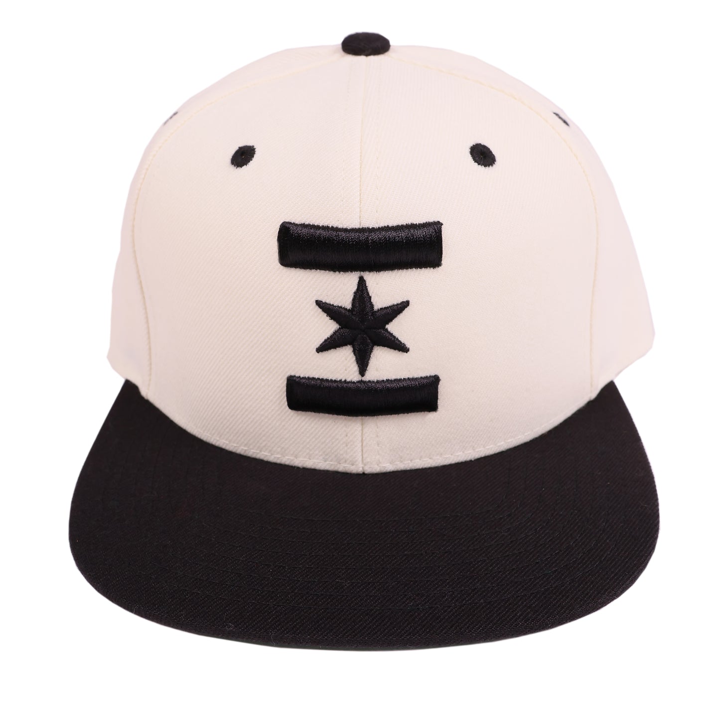 We Are One Star Snapback (Off White/Black)