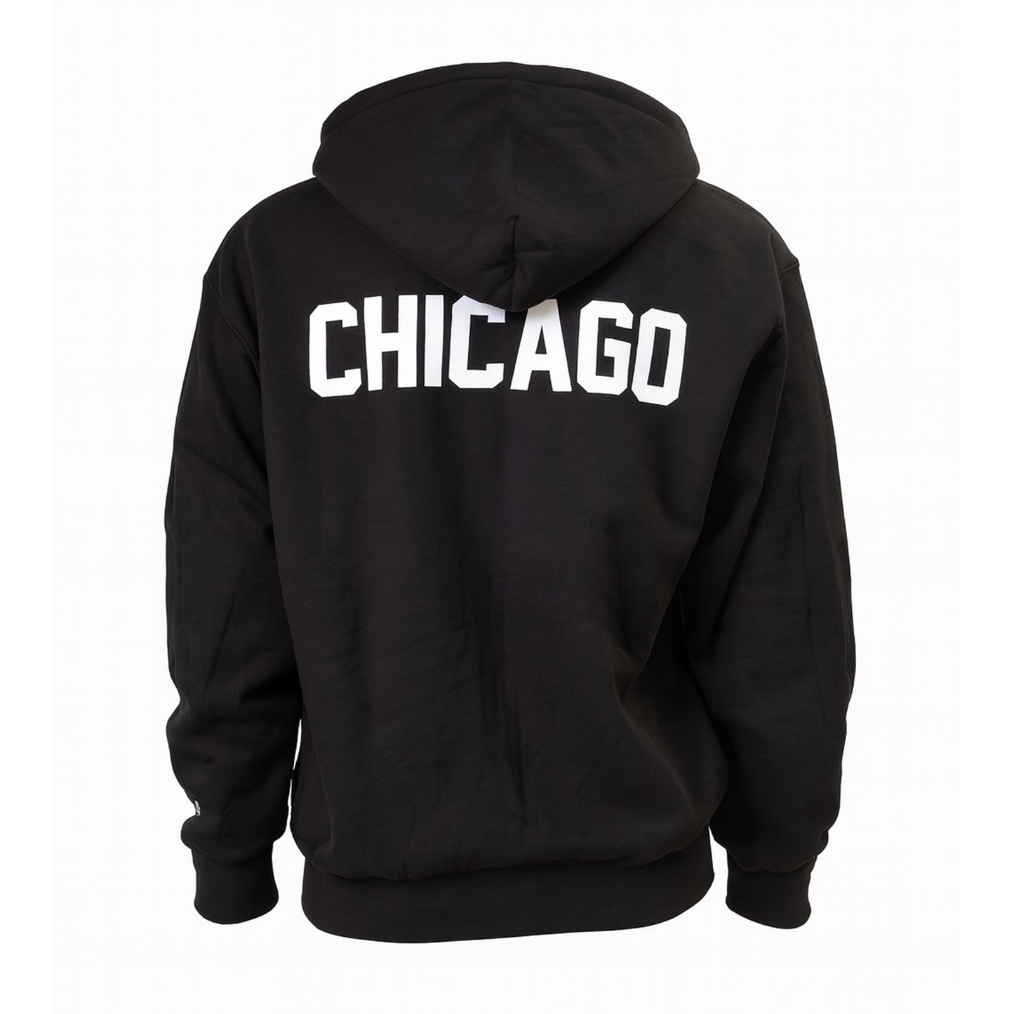 We Are One Star Embroidered Hoodie (Black/White)