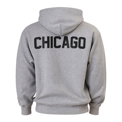 We Are One Star Embroidered Hoodie (Heather Grey/Black)