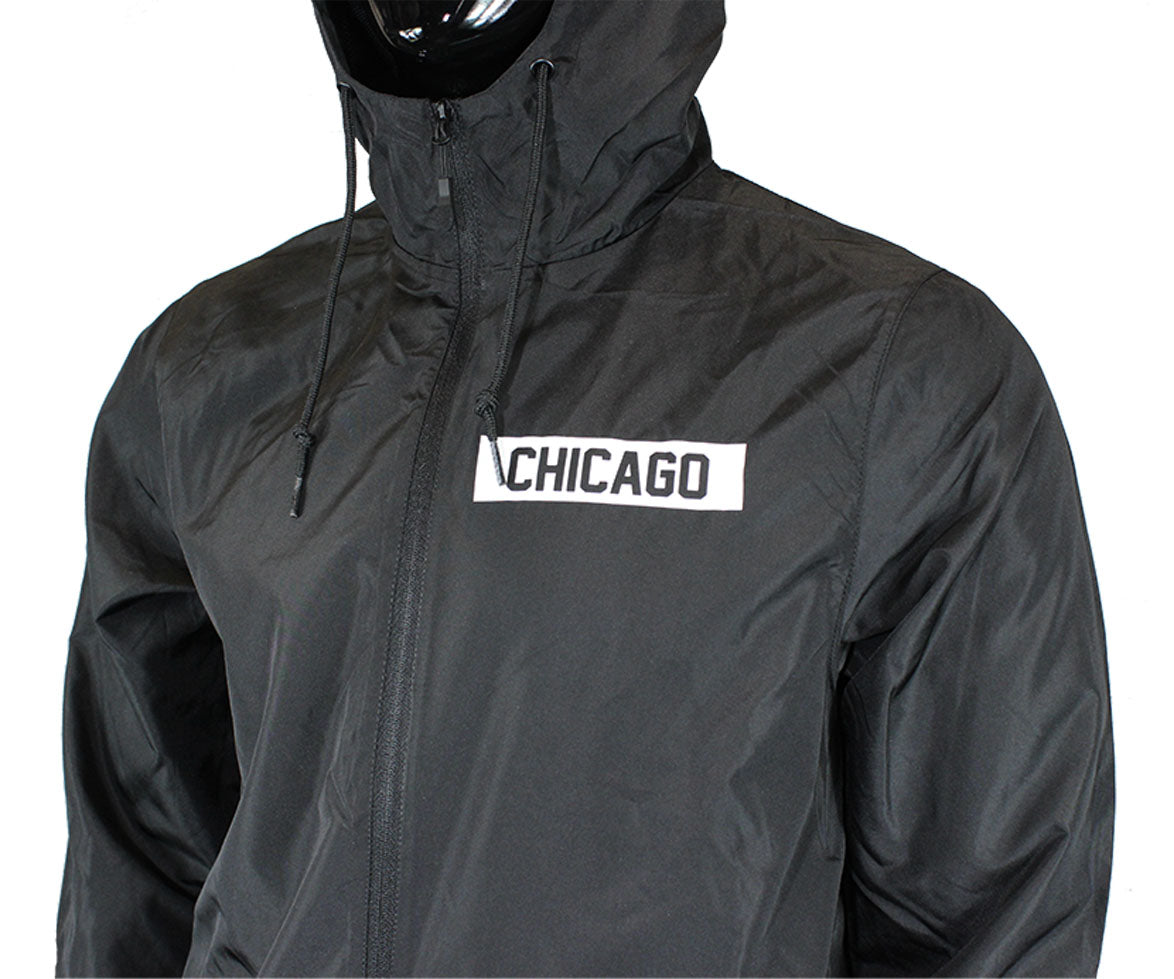 Water Resistant Windbreaker (Black)