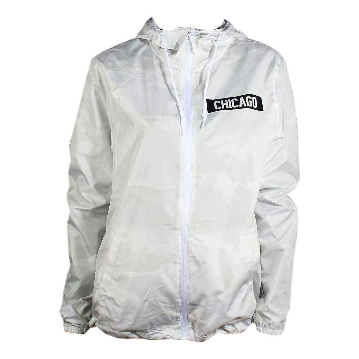 Water Resistant Windbreaker (White Camo)