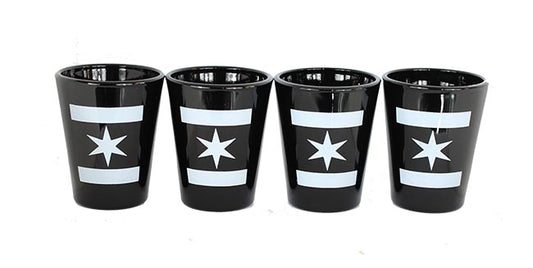 Chicago Shot Glasses The Complete Set (Includes all 4)