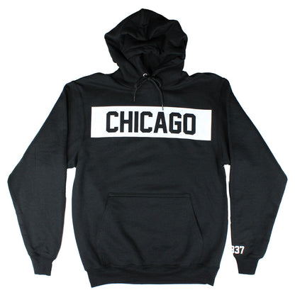 Chicago Block Hoodie (Black/White)