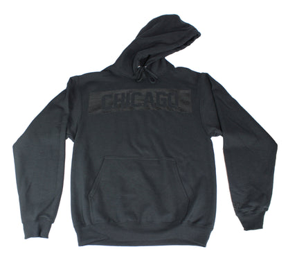 Chicago Block Hoodie (Blacked Out)