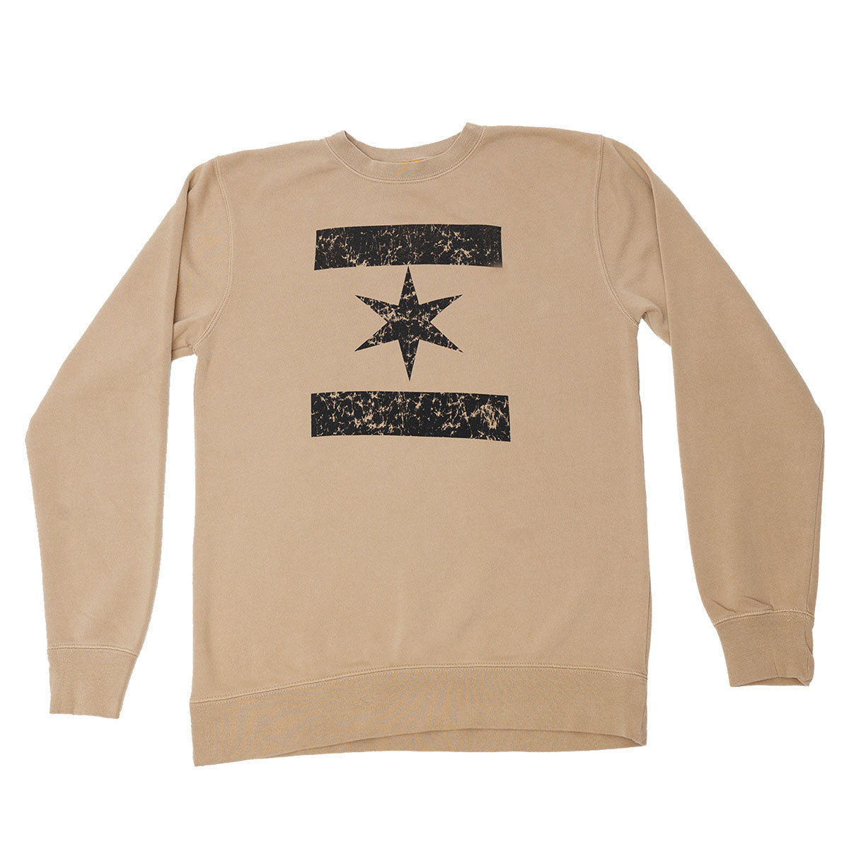 We Are One Star Crewneck Sweatshirt (Grown Man Tan)