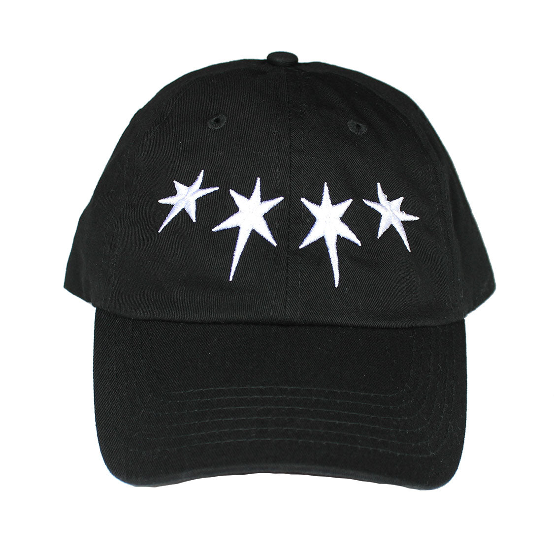 Dripping Stars Dad Hat (Black)