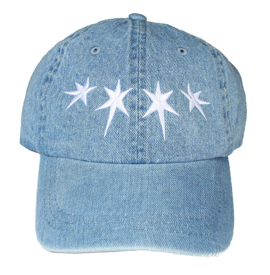 Dripping Stars Dad Hat (Light Denim)