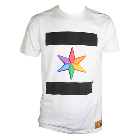 We Are One Star ROYGBIV (White)